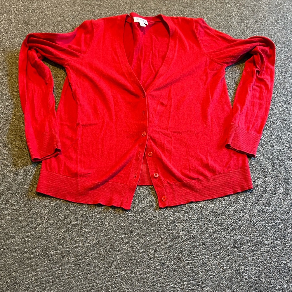 St johns bay red Cardigan